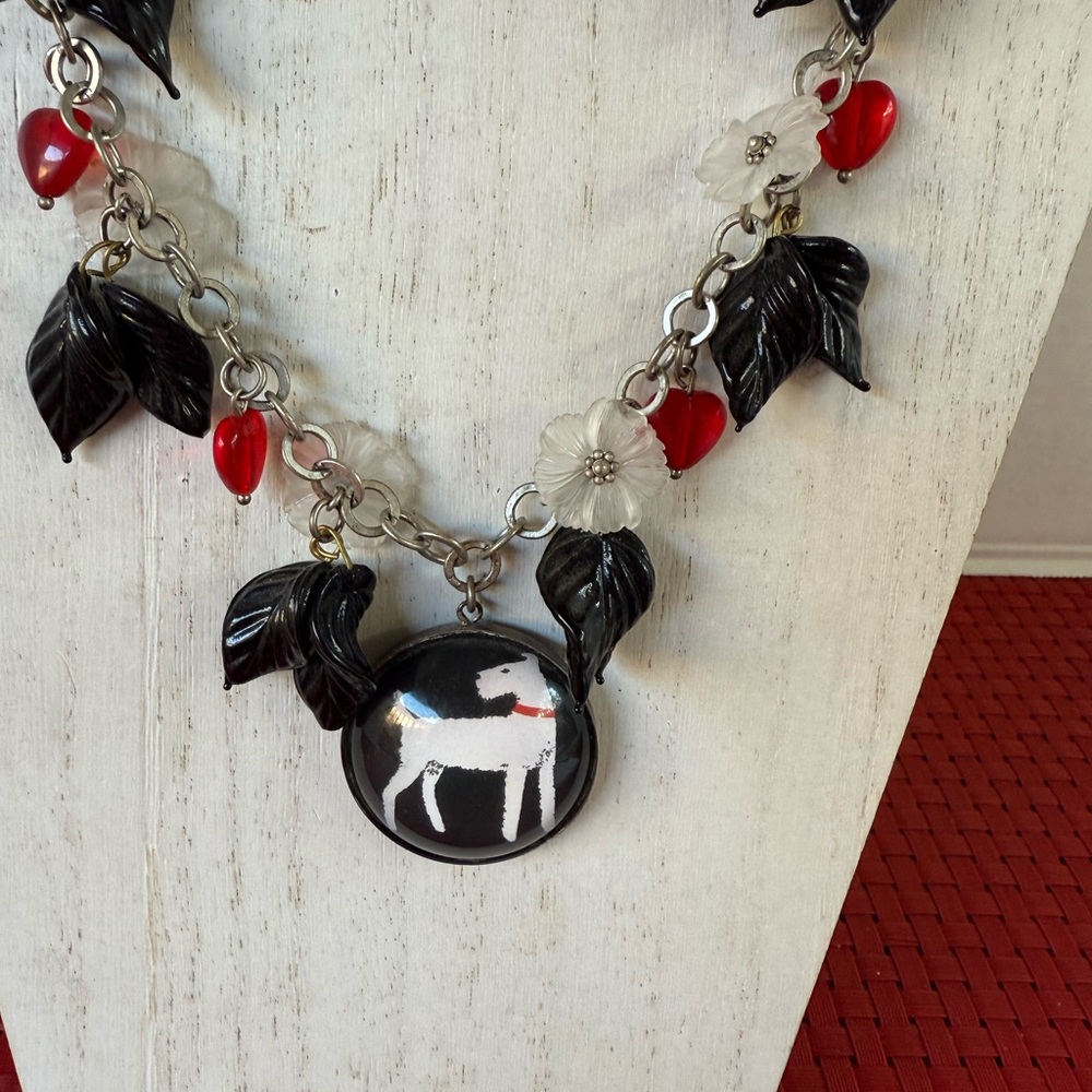 Cute Hotcakes Design Dog Necklace.